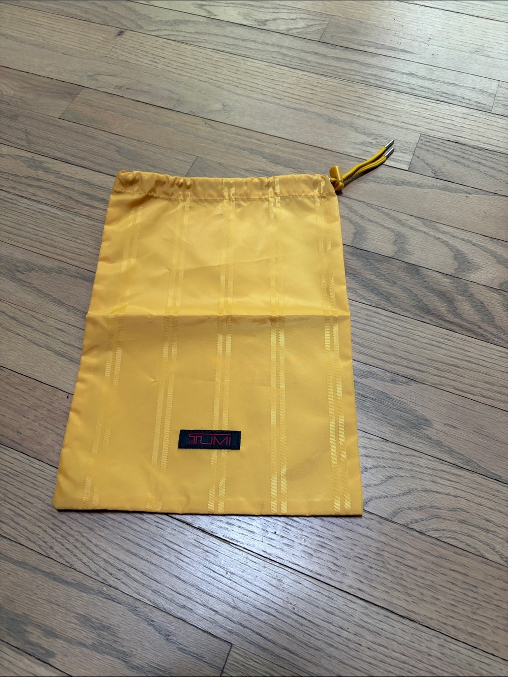 Tumi Drawstring Dustbag Logo Patch - Yellow